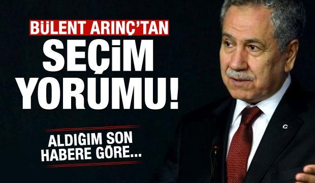 Bülent Arınç'tan yerel seçim açıklaması