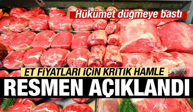 Et fiyatları için önemli hamle!
