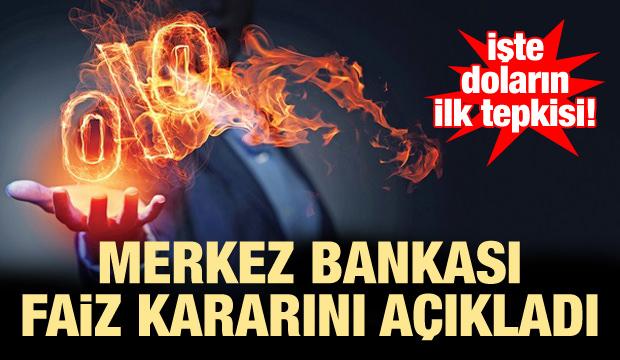 Merkez Bankası faiz kararını açıkladı