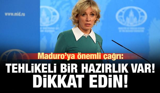 Rusya'dan Venezuela'ya çağrı: Hazırlık yapıyorlar, dikkat edin!