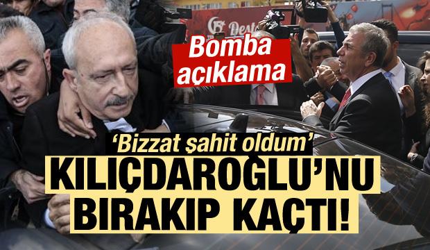 Yavaş, Kılıçdaroğlu'nu bırakıp kaçmış!