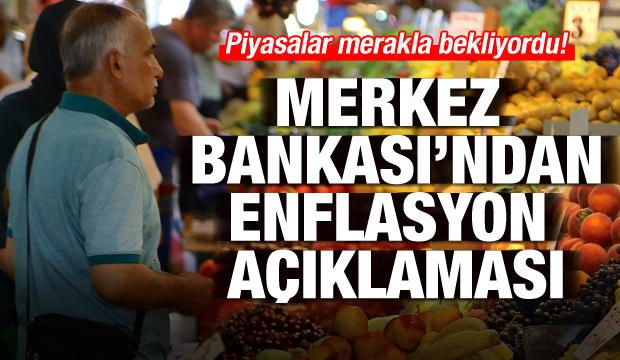 Merkez Bankası enflasyon tahminini açıkladı