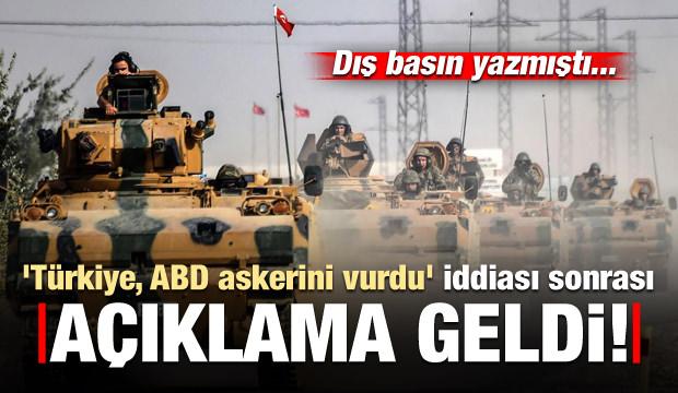 'Türkiye, ABD askerini vurdu' iddiasına açıklama geldi!