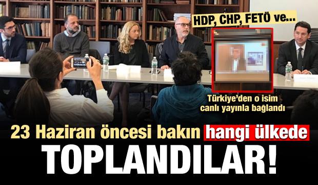 CHP, HDP ve FETÖ’den ABD’de ortak panel