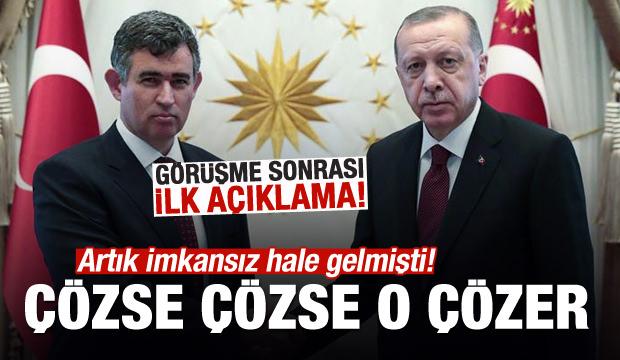Cumhurbaşkanı Erdoğan-Metin Feyzioğlu görüşmesi sonrası açıklama!