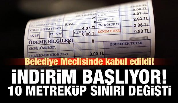 İBB Meclisi'nde kabul edildi! İndirim geliyor!