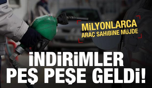 Benzin ve LPG'ye indirim geldi