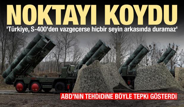 'Türkiye, S-400'den vazgeçerse hiçbir şeyin arkasında duramaz'