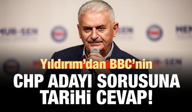 Binali Yıldırım'dan BBC'nin İmamoğlu sorusuna tarihi cevap!