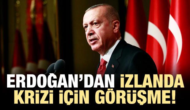 Erdoğan'dan İzlanda krizi için görüşme!