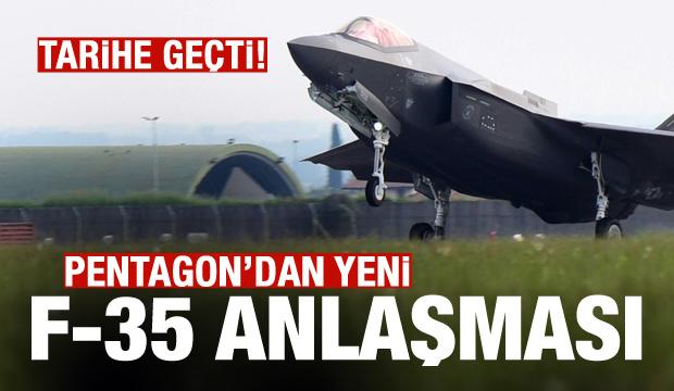 Pentagon'dan yeni F-35 anlaşması