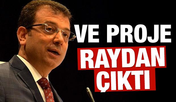Ve proje raydan çıktı