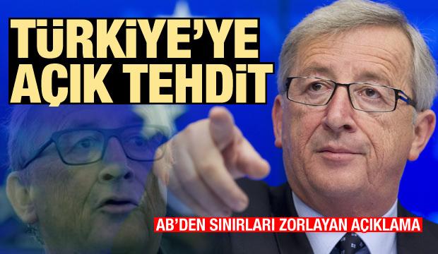 AB'den Türkiye'ye açık tehdit