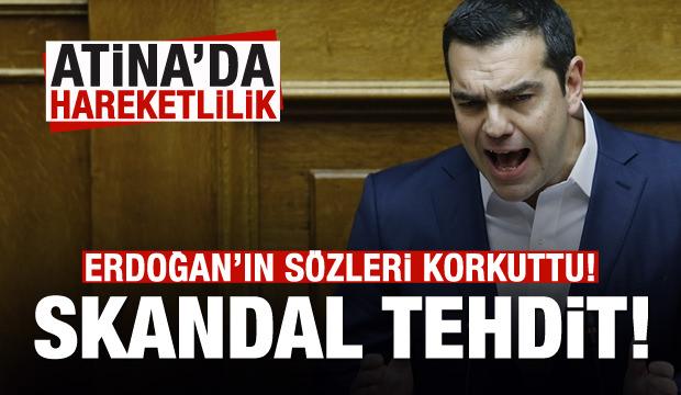 Erdoğan'ın sözleri sonrası Atina'da hareketlilik