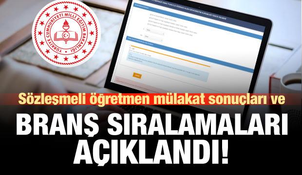 20 bin sözleşmeli öğretmen alımı için mülakat sonuçları açıklandı!