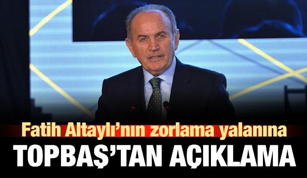 Altaylı'nın zorlama 'araç israfı' yalanına Topbaş'tan açıklama!