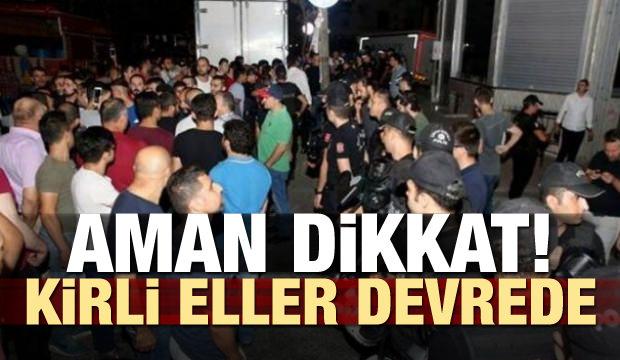 Aman dikkat! Kirli eller devrede