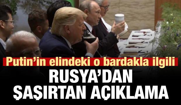 Rusya'dan o bardakla ilgili ilginç açıklama