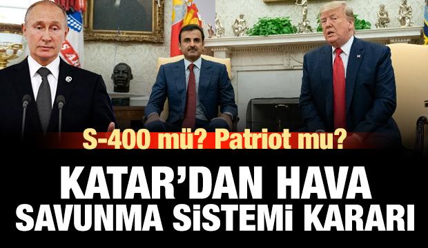 Katar'dan hava savunma sistemi kararı!