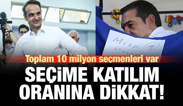 Yunanistan'daki seçime katılım oranı dikkat çekti!