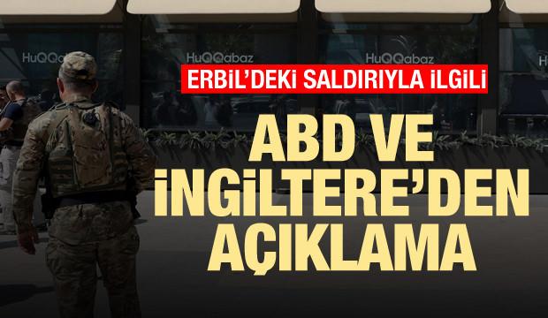 ABD ve İngiltere'den Erbil açıklaması