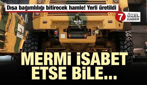 Dışa bağımlılığı bitirecek hamle! Yerli üretildi mermi isabet etse bile...