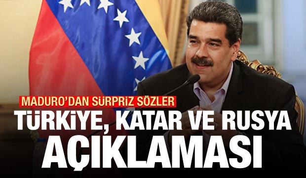 Maduro'dan sürpriz sözler! Türkiye, Katar ve Rusya açıklaması