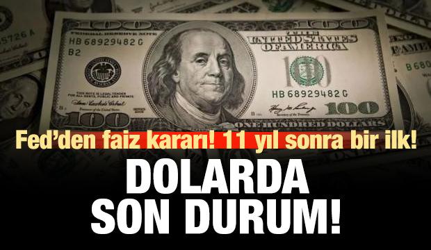 FED faiz konusunda 11 yıl sonra bir ilke imza attı! İşte faiz kararı!
