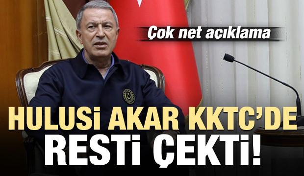 Bakan Akar'dan Kıbrıs resti! Net açıklama...