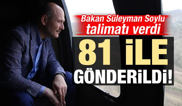 Bakan Soylu talimatı verdi! 81 ile birden gönderildi...