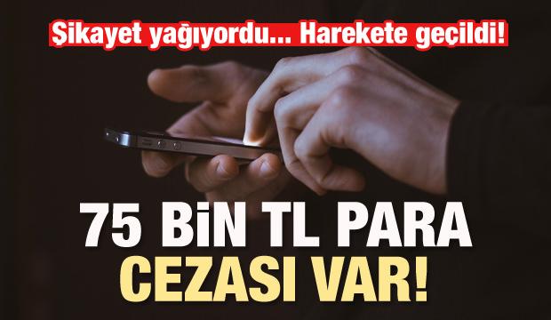 İzinsiz reklam aramasına 75 bin lira ceza