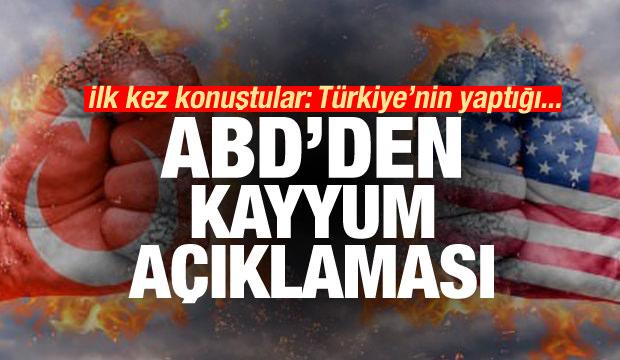 ABD'den kayyum açıklaması! Türkiye'ye yol gösterdiler