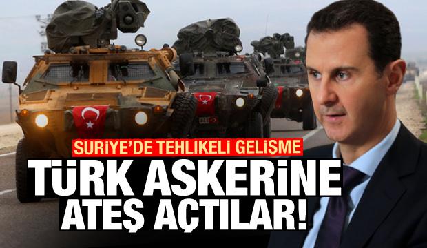 Suriye'de tehlikeli gelişme! Esed güçleri Türk askerine ateş açtı