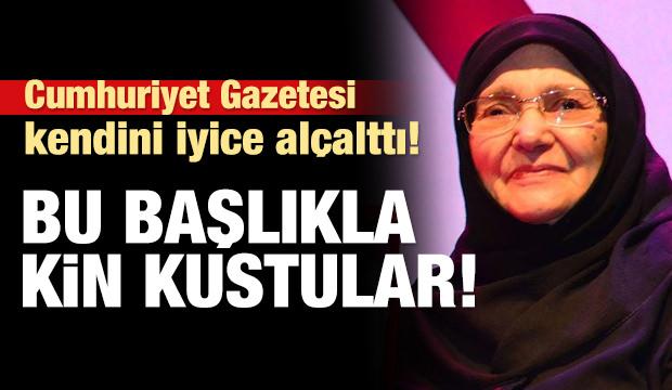 Cumhuriyet Gazetesi'nden Şule Yüksel Şenler'e büyük ayıp!