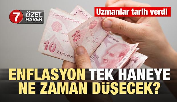 Enflasyon tek haneye ne zaman düşecek? Uzmanlar tarih verdi