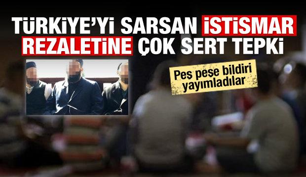 İstismar olayına sert tepki: Ayrı ayrı bildiri yayınladılar