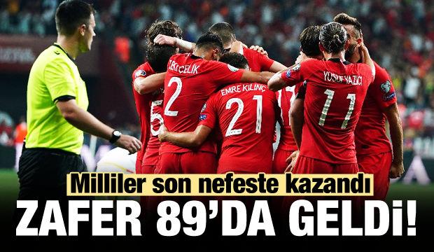 Milli Takım 89. dakikada kazandı!