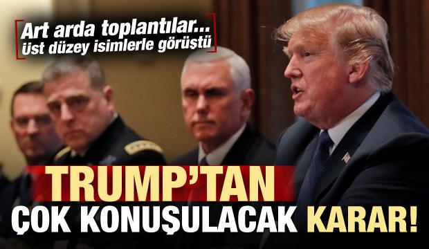 Trump'tan çok konuşulacak karar! İlk sert tepki geldi...
