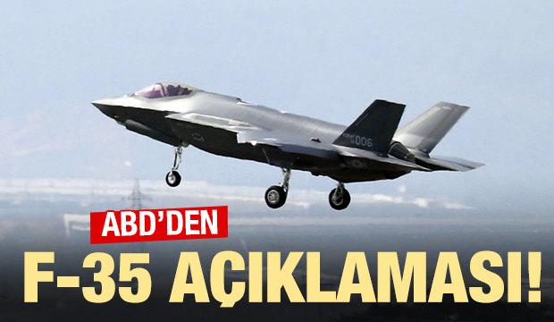 ABD'den F-35 açıklaması!