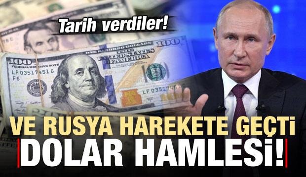 Ve Rusya'dan 'dolar' hamlesi! 2020'den itibaren...