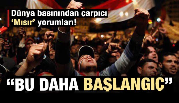 Dunya Basini Misir I Konusuyor Bu Daha Bir Baslangicti Dunya Haberleri Haber7