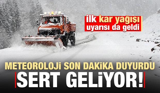 Meteoroloji'den son dakika duyurdu! Kar yağışı içinde uyarı geldi...