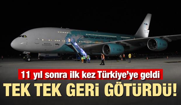 11 yıl sonra ilk kez Türkiye'ye geldi! Tek tek geri götürdü