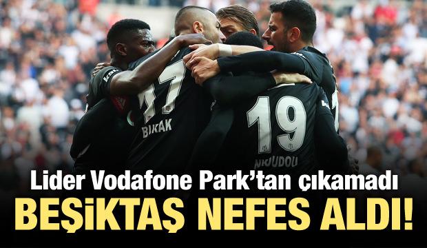 Beşiktaş evinde kendine geldi!