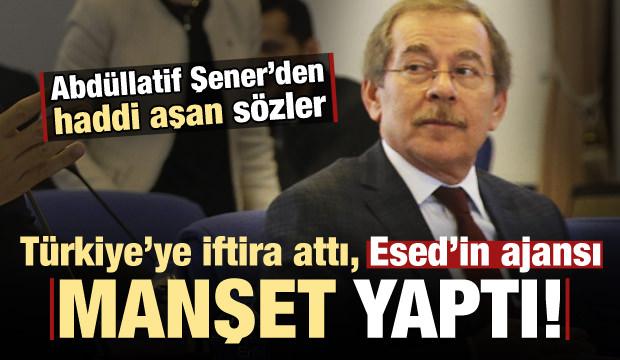Türkiye'ye iftira attı Esed'in ajansı manşet yaptı!