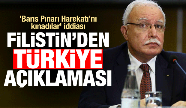 Filistin'den 'Barış Pınarı Harekatı'nı kınadı' iddialarına resmi cevap
