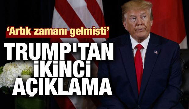 Son dakika haber: Trump'tan ikinci 'Barış Pınarı Harekatı' açıklaması