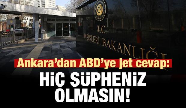 Son Dakika haberi: Ankara'dan ABD'ye 'olası yaptırım' cevabı!