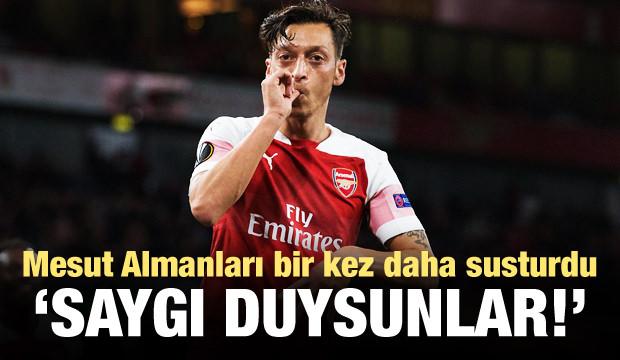 Mesut Özil'den Almanlara! 'Saygı duysunlar'