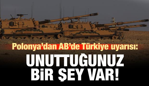 Polonya'dan AB'de Türkiye yorumu: Unutmamamız gereken bir şey var!